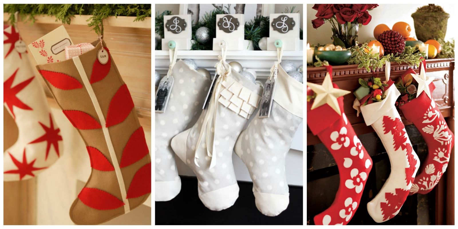 11 DIY Christmas Stockings How to Make Christmas Stockings Craft