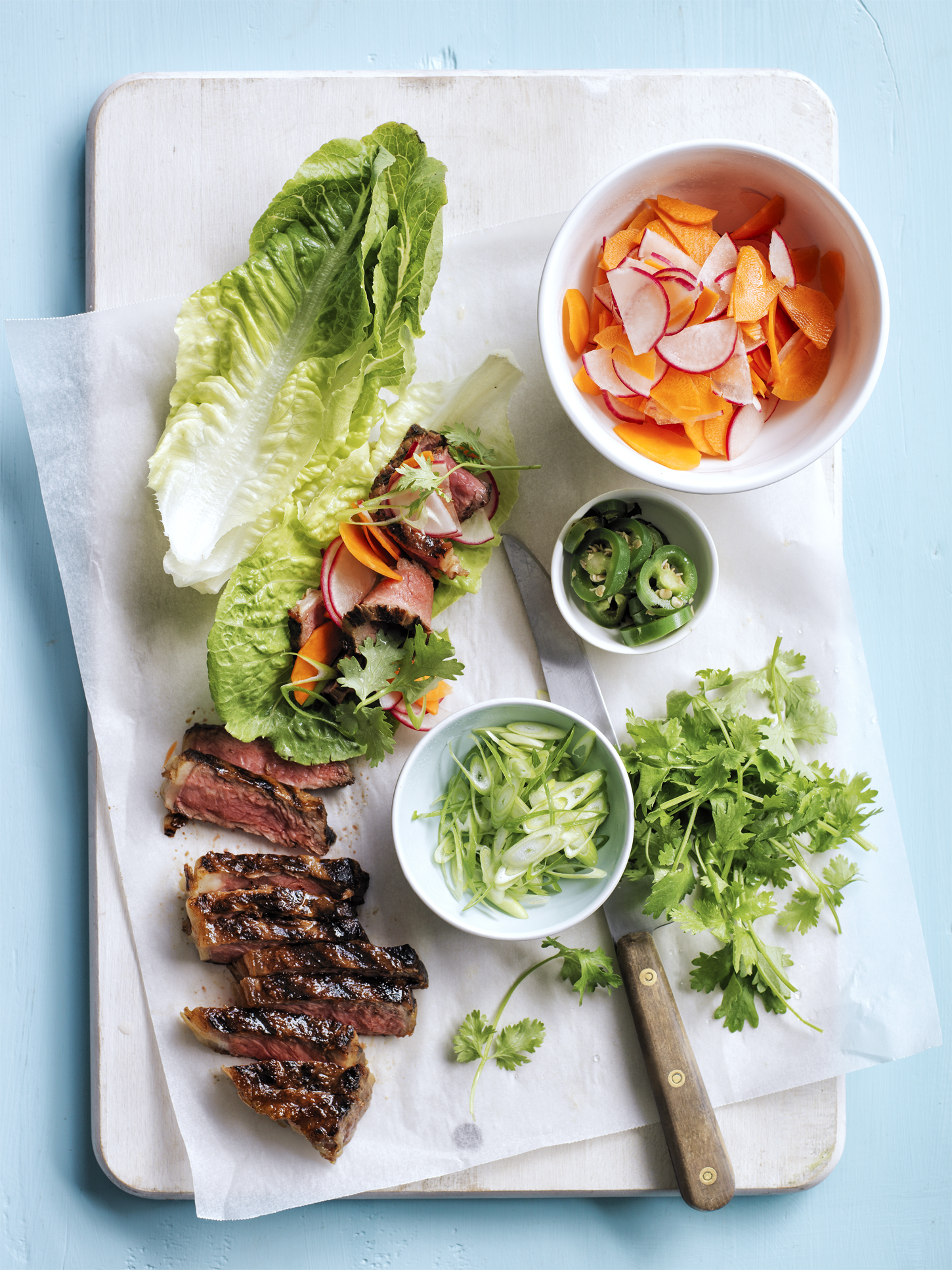 Best Sweet and Spicy Grilled Steak Lettuce Cups Recipe