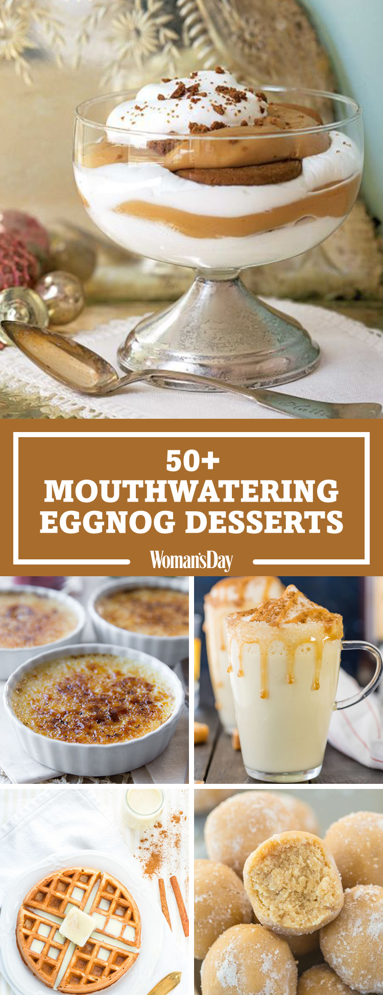 55 Homemade Eggnog Dessert Recipes Easy Holiday Recipes with Eggnog