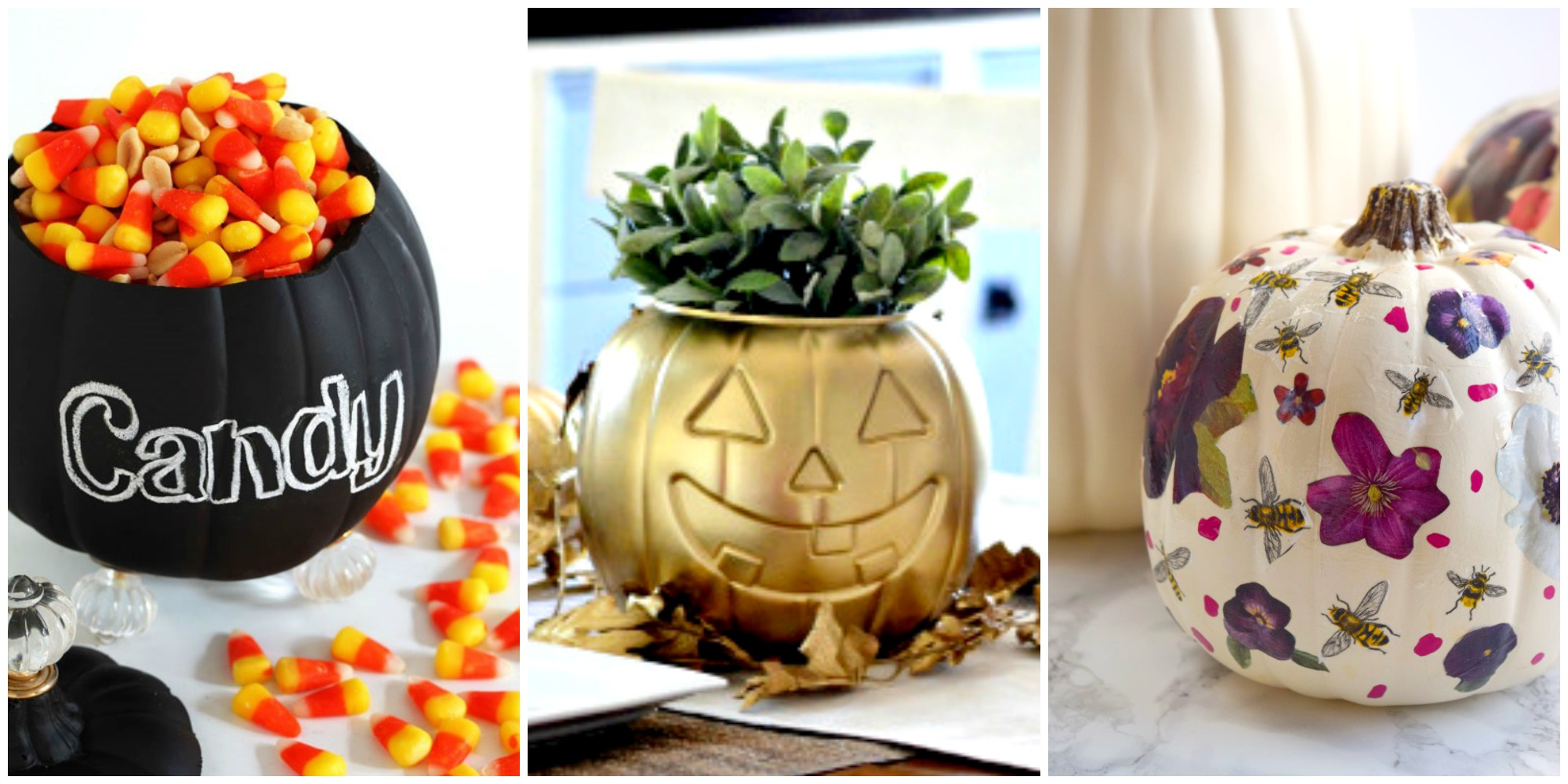 12 Brilliant Crafts to Transform Dollar Store Plastic Pumpkin Buckets