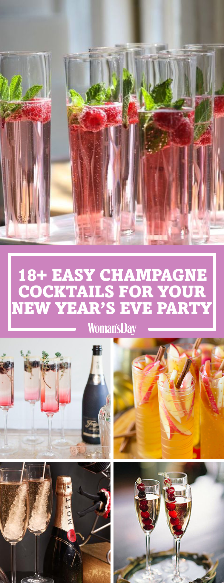 20 Sparkling Champagne Cocktail Recipes New Years Eve Cocktails