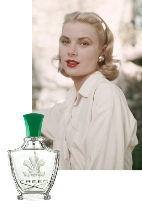 When Grace Kelly became Her Serene Highness Princess Grace of Monaco in 1956, walking down the aisle of Cathédrale Notre-Dame-Immaculée in front of guests including Cary Grant and Ava Gardner, she did so wearing Creed Fleurissimo. The fragrance, from the esteemed family-owned fragrance house, was commissioned specially by Prince Rainier for his bride to compliment her wedding bouquet and contains notes of bergamot, tuberose, Florentine iris, and Bulgarian rose.