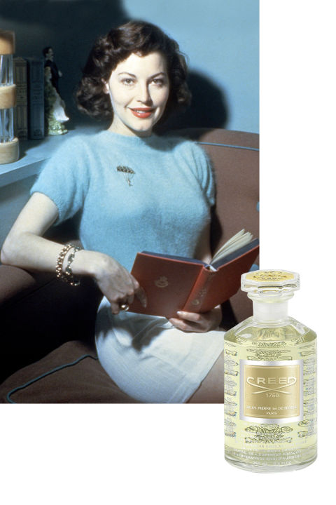 Ava Gardner was reportedly partial to Creed Fleurs de The Rose Bulgare, a rose scent that bergamot and green tea notes. Other scents favored by the Best Actress nominee included Guerlain Mitsouko and the bergamot, mandarin, and lilac-infused Fracas by Robert Piguet. While she was married to Frank Sinatra, stories circulated that she'd signal an end to one of their regular, titanic fights by spritzing the stairway with perfume as an invitation.