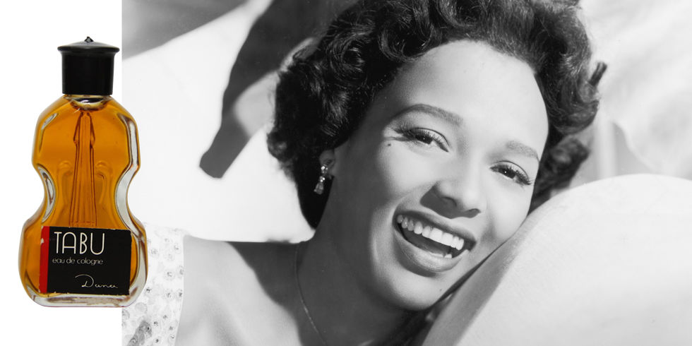 The first black woman to be nominated for an Academy Award for Best Actress, Dorothy Dandridge wore Tabu by Dana, a sexy fragrance that was supposedly created by perfumer Jean Carles with the risqué instructions to make a scent that a prostitute would wear. (Its tagline was "Tabu—the forbidden fragrance.") Notes include bergamot, clover, oriental rose, amber, moss, musk, patchouli, sandalwood, and vetiver.
