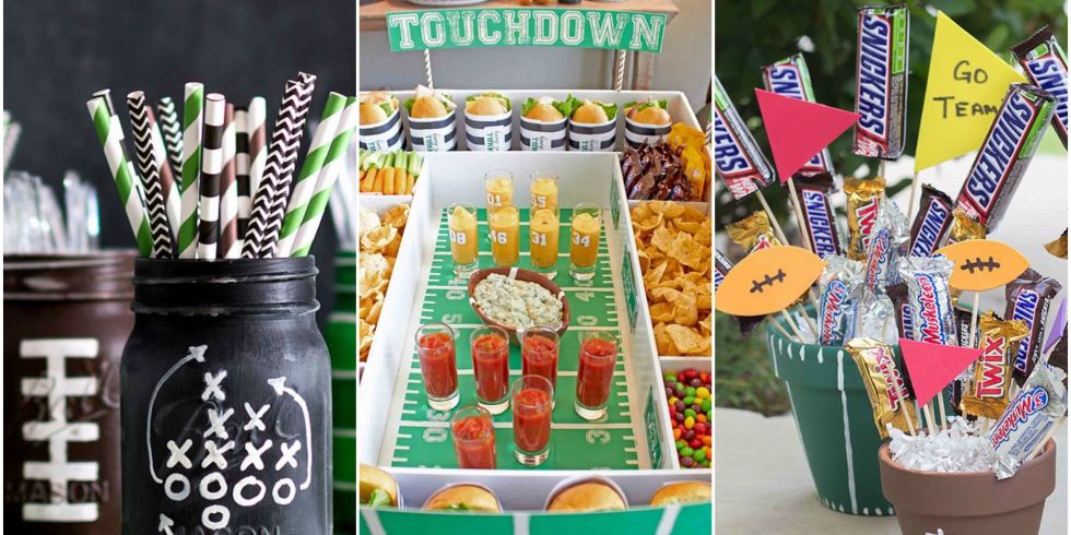 Super Bowl Party Ideas 10 diy football decorations for a super bowl party - decorating Super Bowl Party Ideas 10 diy football decorations for a super bowl party - decorating