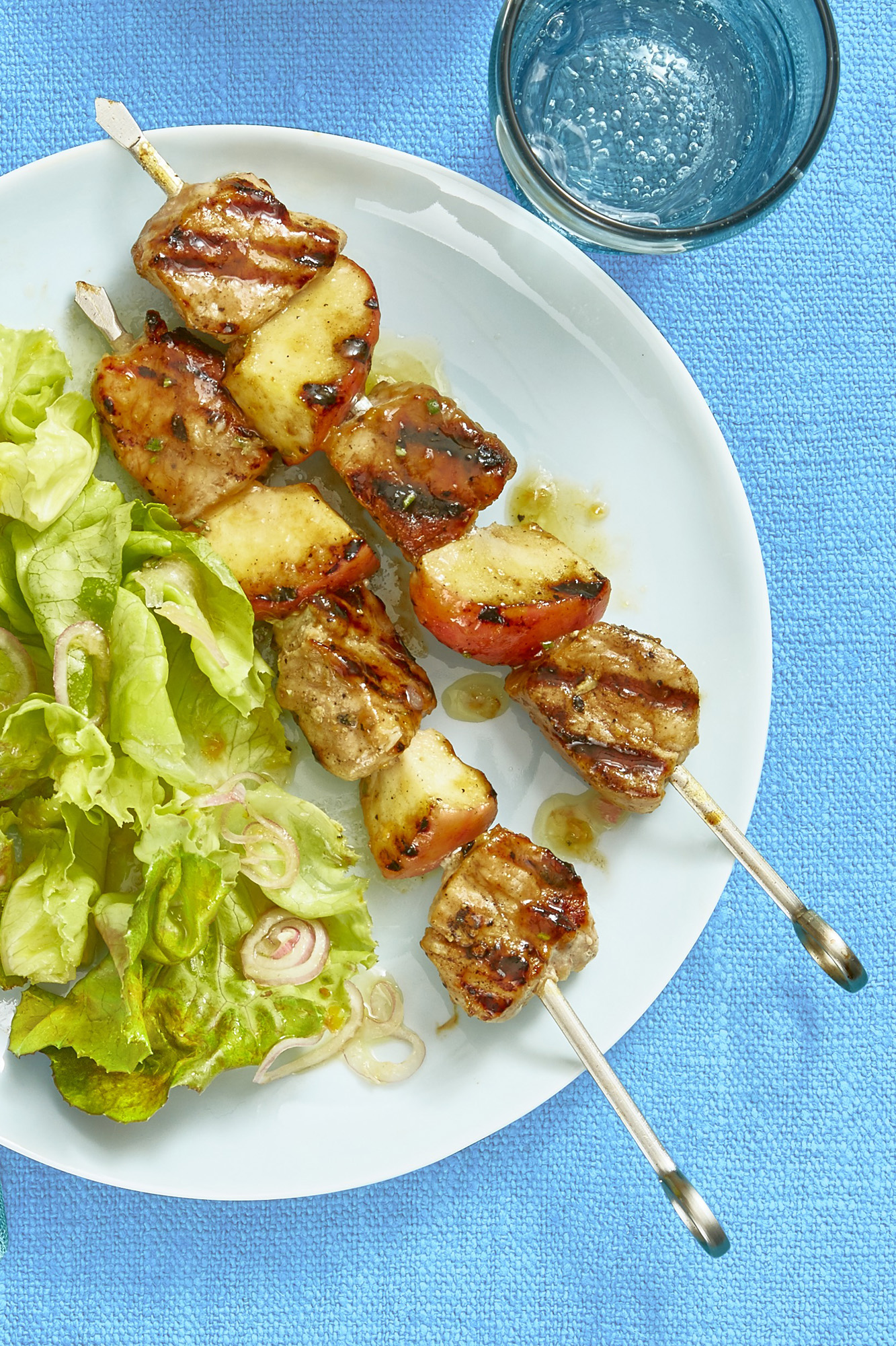 Best Glazed Pork and Apple Kebabs Recipe How to Make Glazed Pork and
