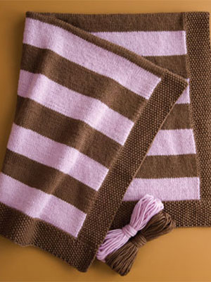 Knit Project - Knitted Baby Blanket at WomansDay.com