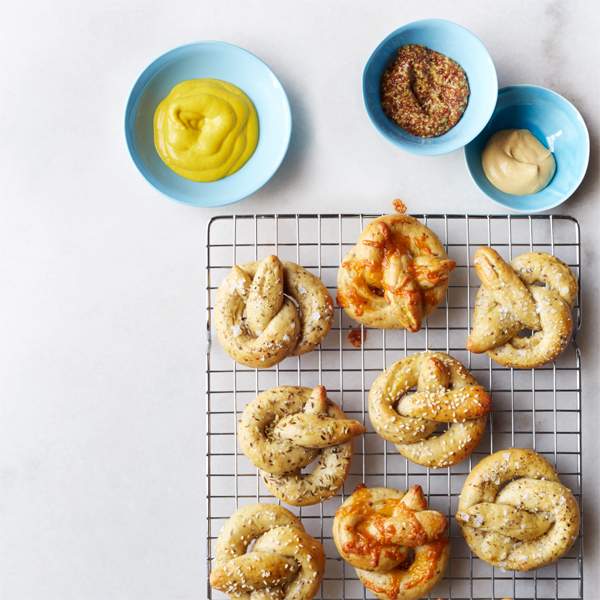 Grainy Mustard Soft Pretzels Recipe