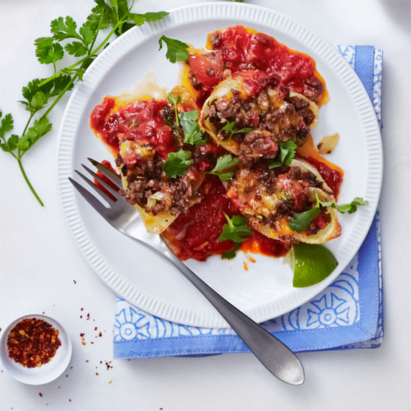 Chipotle Beef and Cheddar Stuffed Shells Recipe